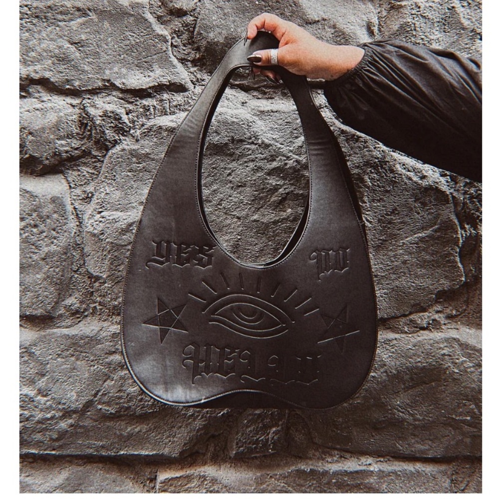 Large Black Planchette Bag